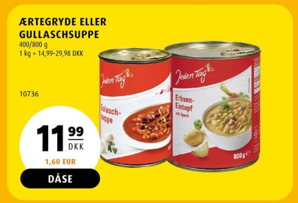 Jeden Tag, Erbsen-Eintopf