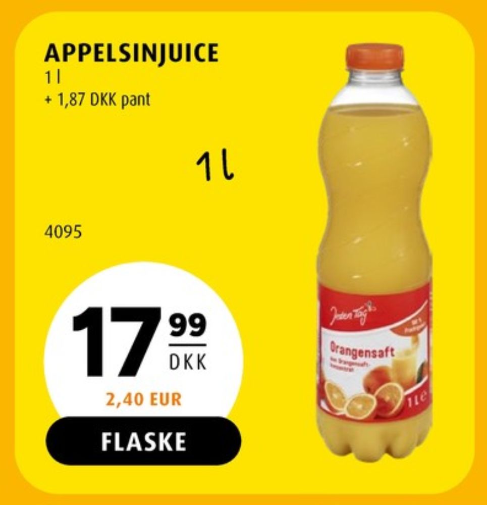 Jeden Tag, Appelsinjuice