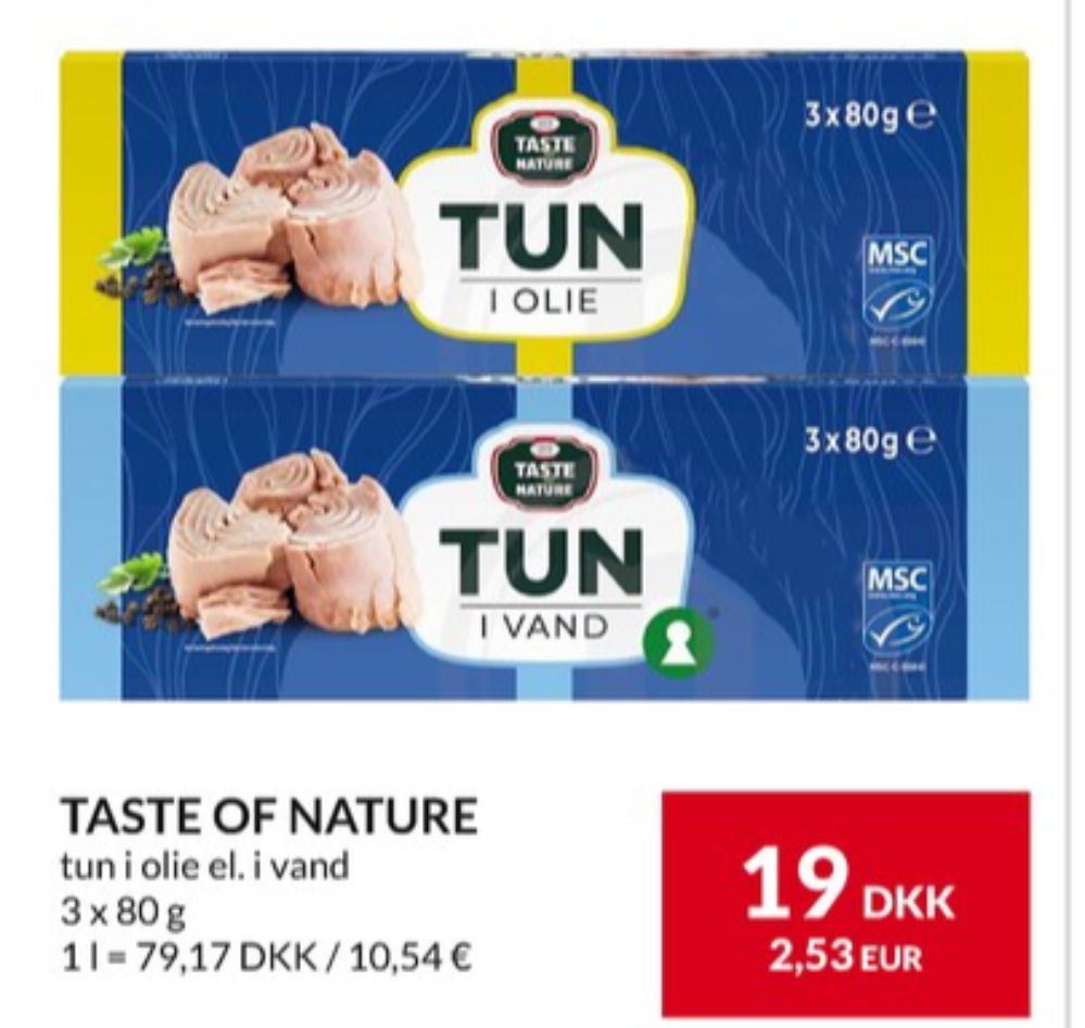 Taste of Nature, Tun i olie