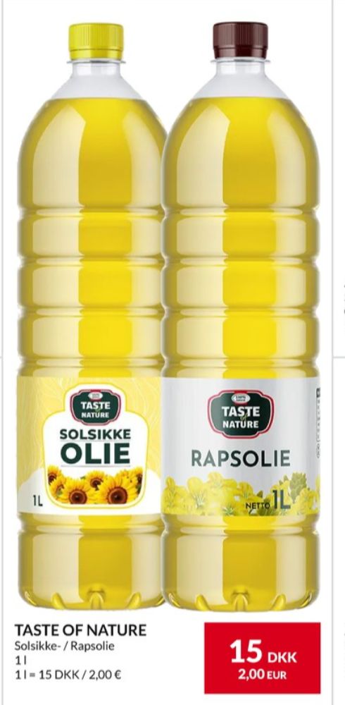 Taste of Nature, Rapsolie