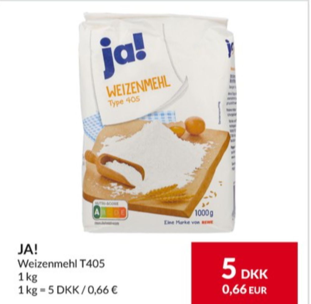 ja!, Hvedemel