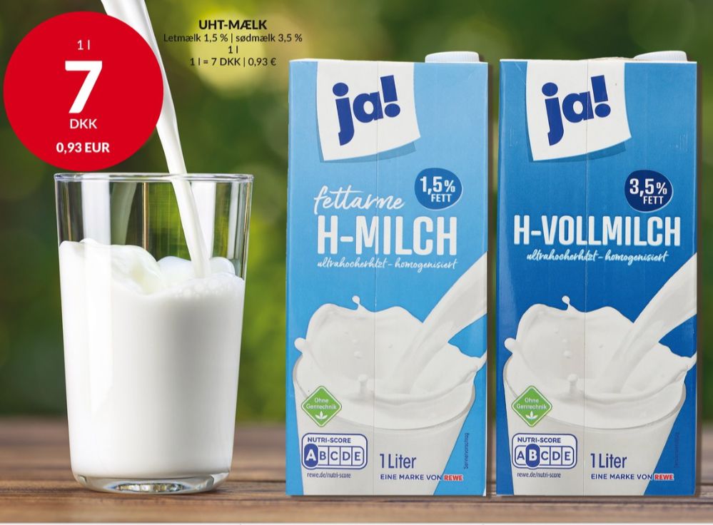 Sødmælk UTH 3,5%