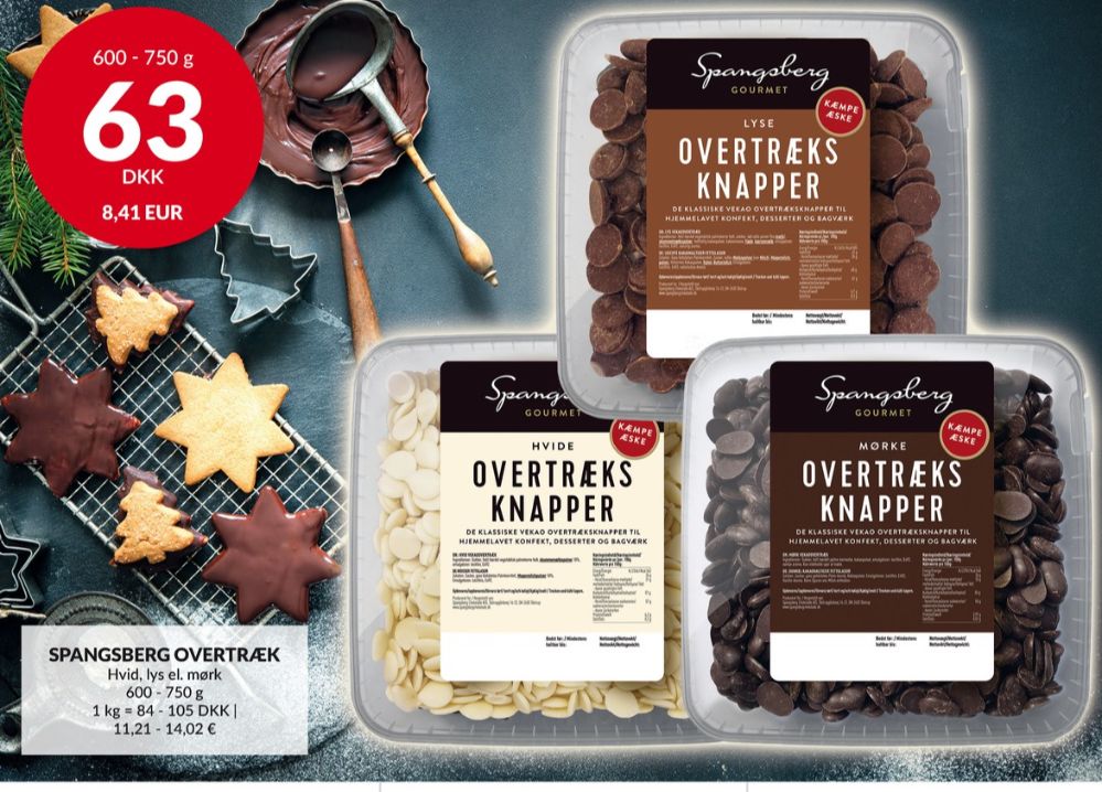 Spangsberg, Overtræksknapper Mørk