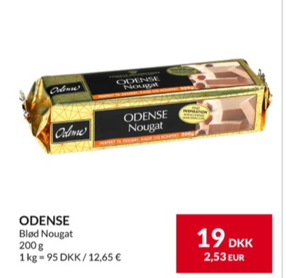 Odense, Blød Nougat