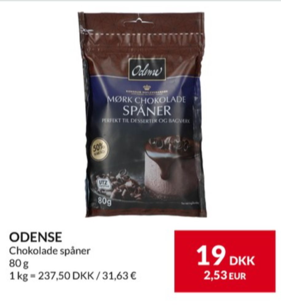 Odense, Mørke Chokoladespåner