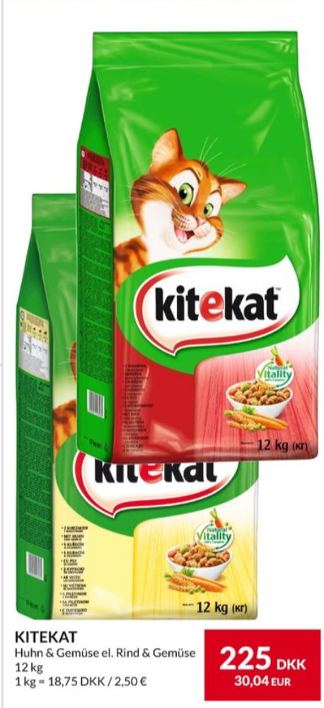 Kitekat, Kattefoder
