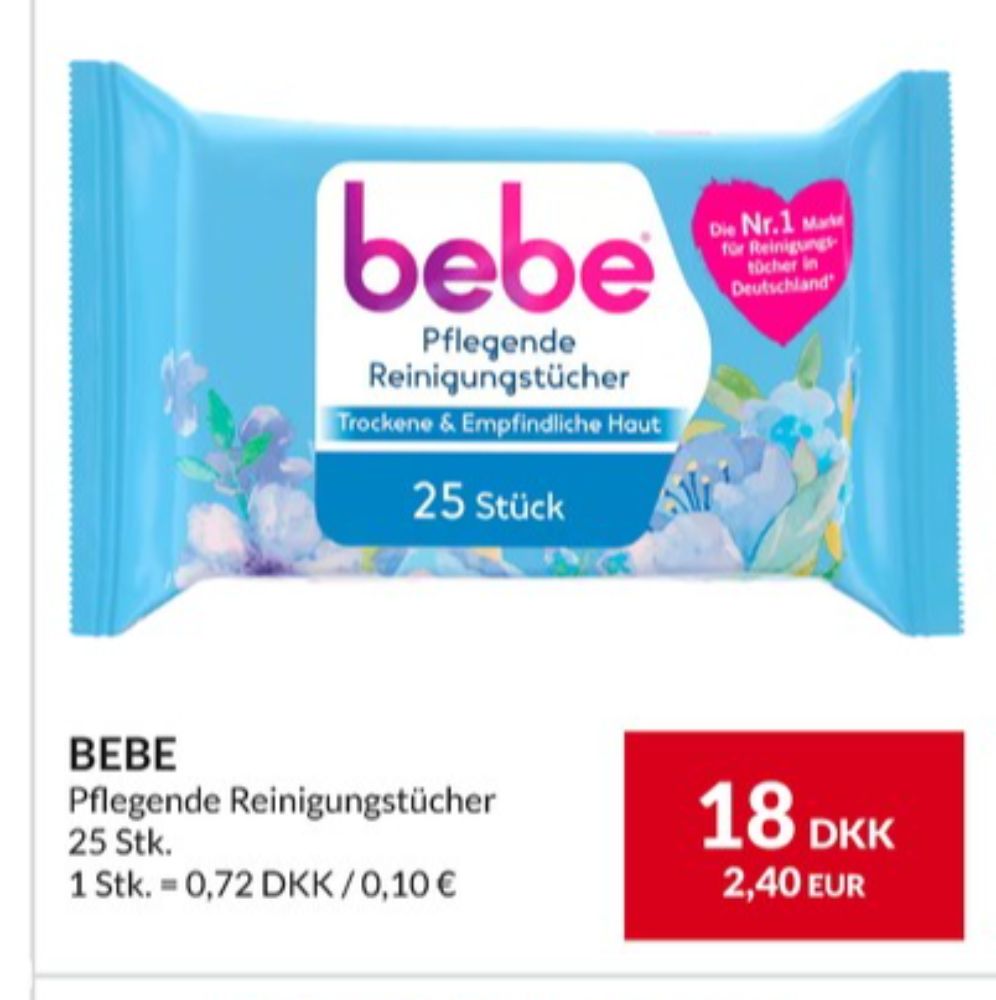 bebe, Renseservietter