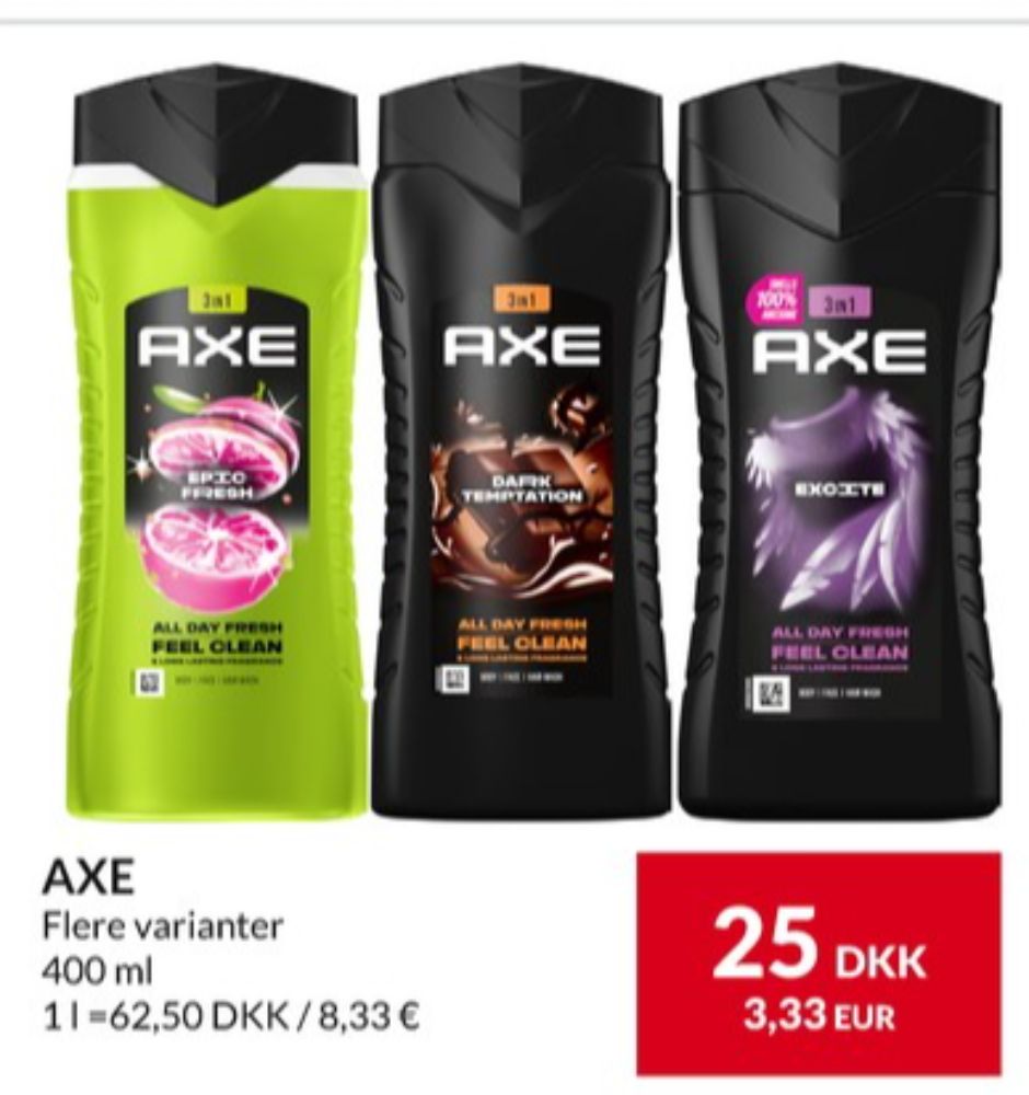 Axe, Bodyshampoo