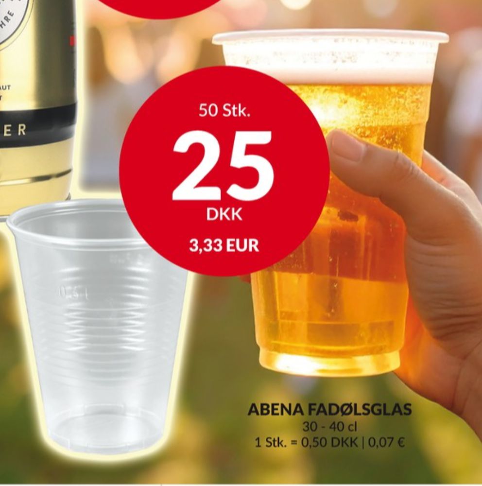 Abena, Engangsbæger
