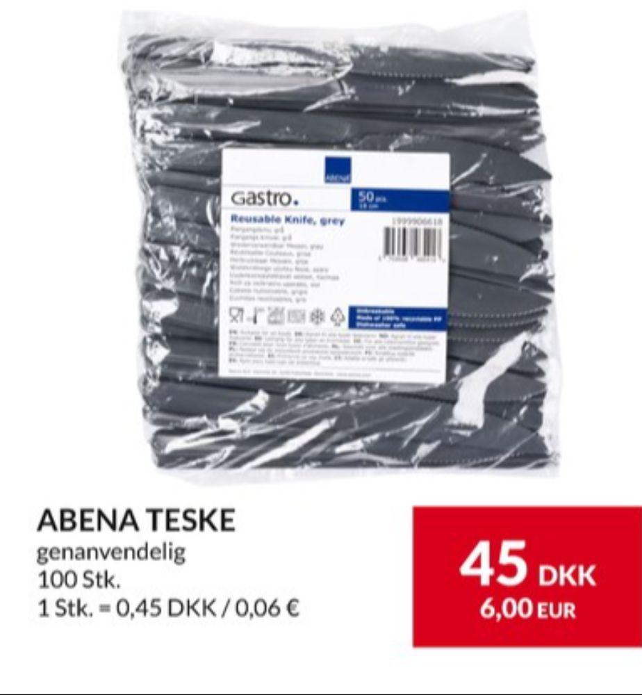 Abena, Engangsbestik