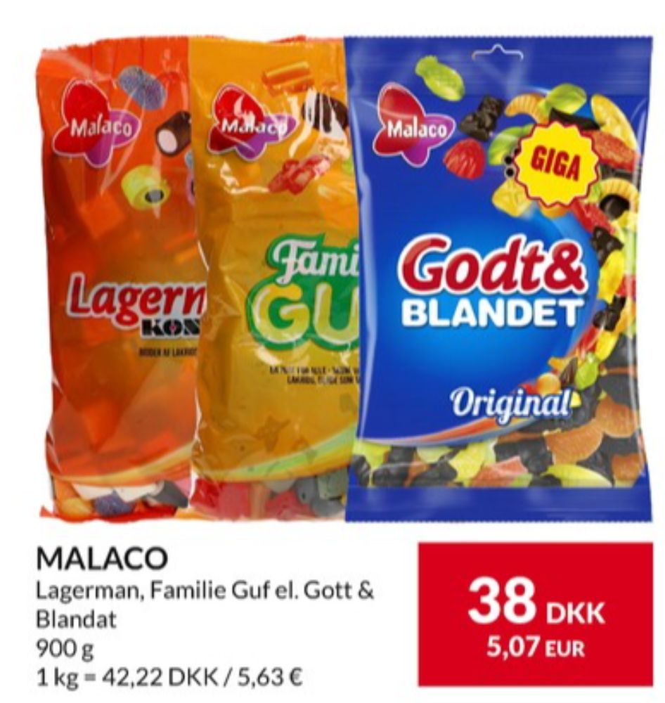 Malaco Lagerman Konfekt, Lakridskonfekt