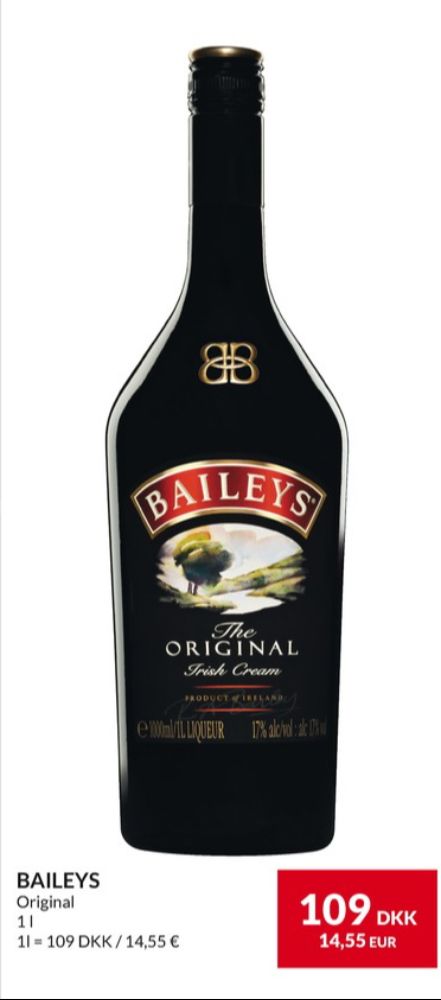 Baileys Original, Likør