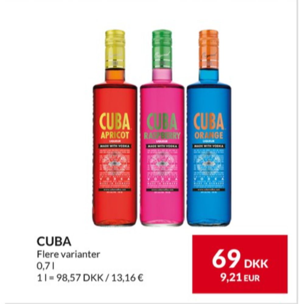 Cuba Orange, Vodka
