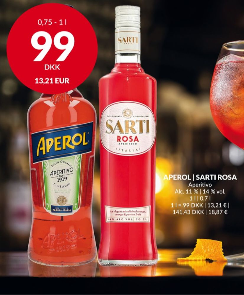 Aperol, Aperitif