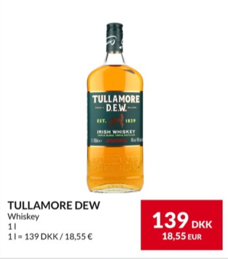 Tullamore Dew, Whisky