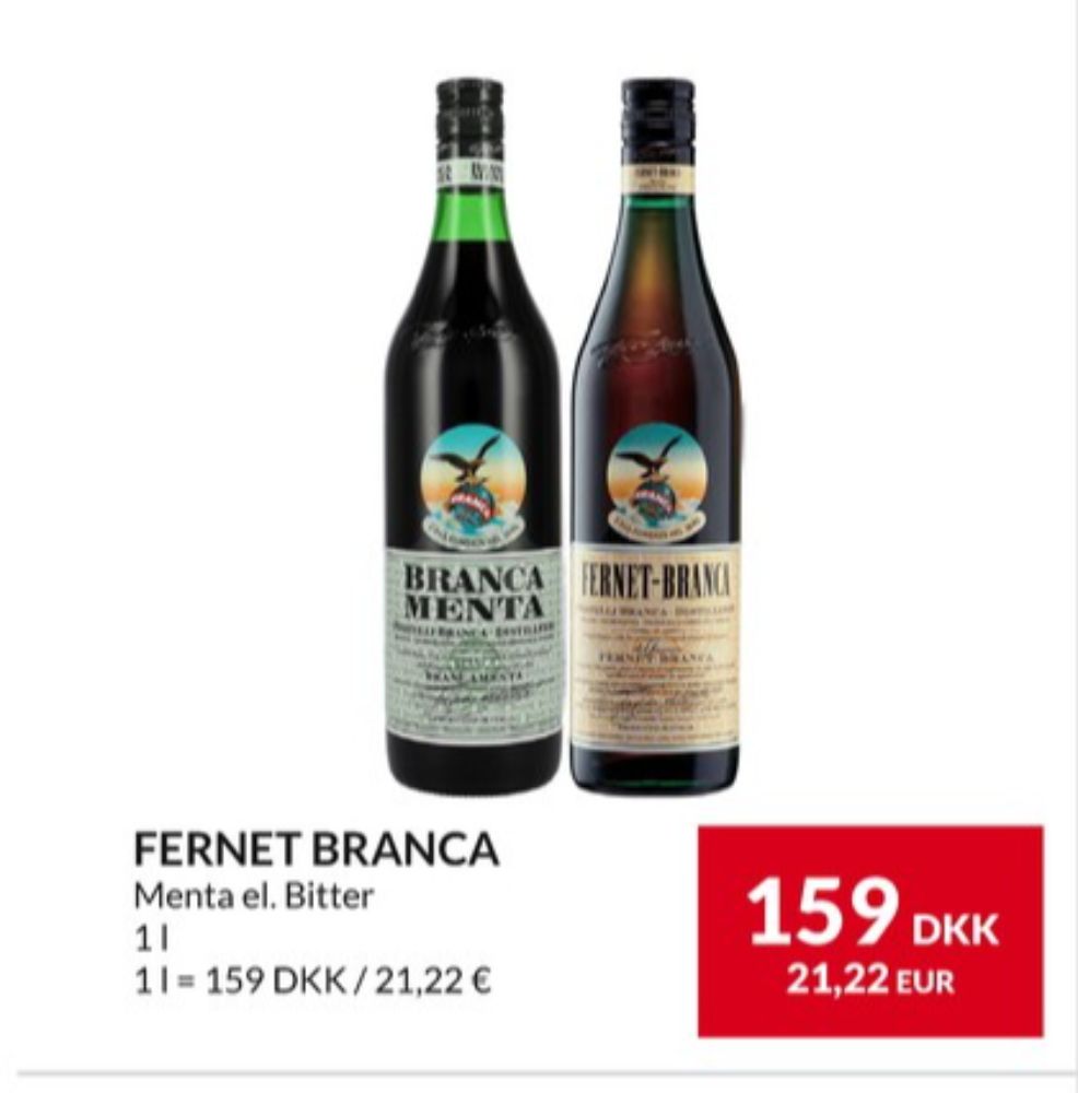 Fernet Branca, Bitter