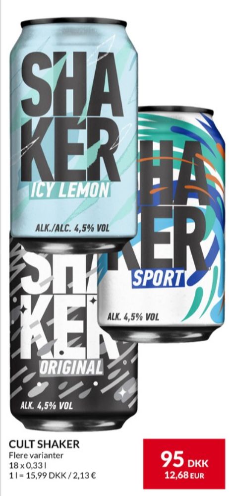 Shaker, Sport RTD 18 pk.