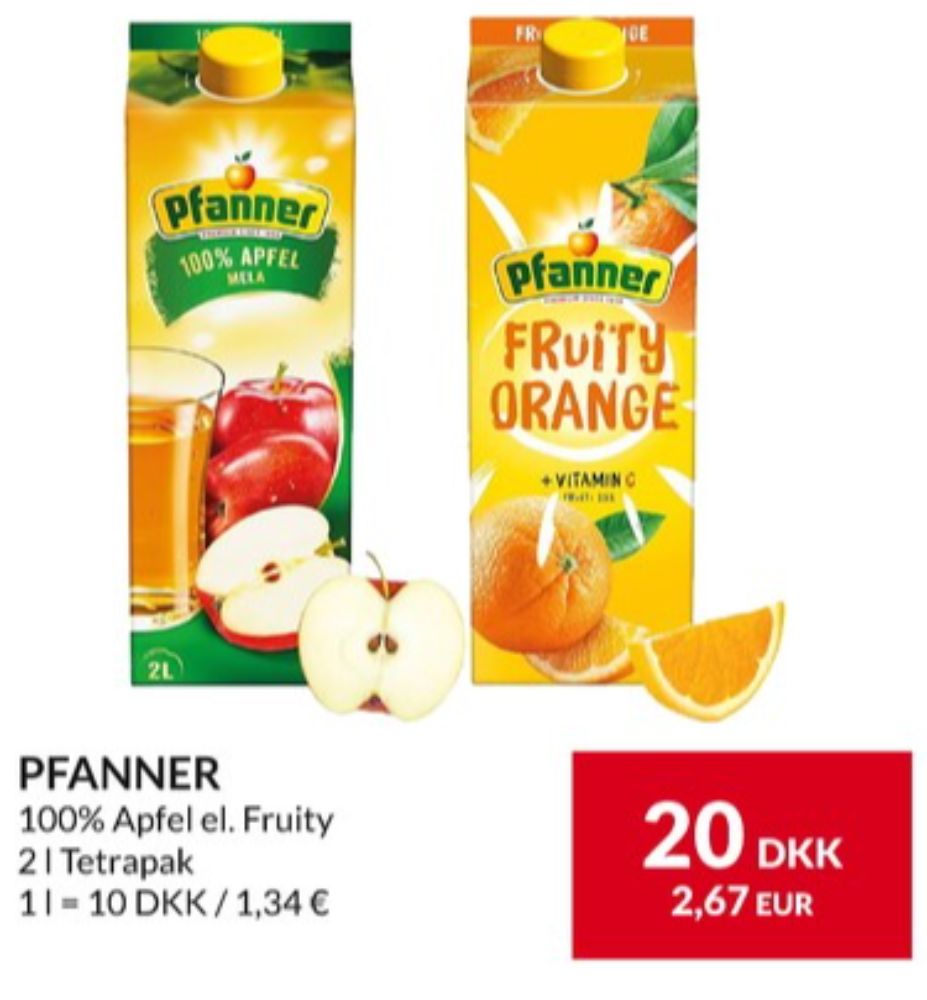 Pfanner, Appelsinjuice Fruity Orange