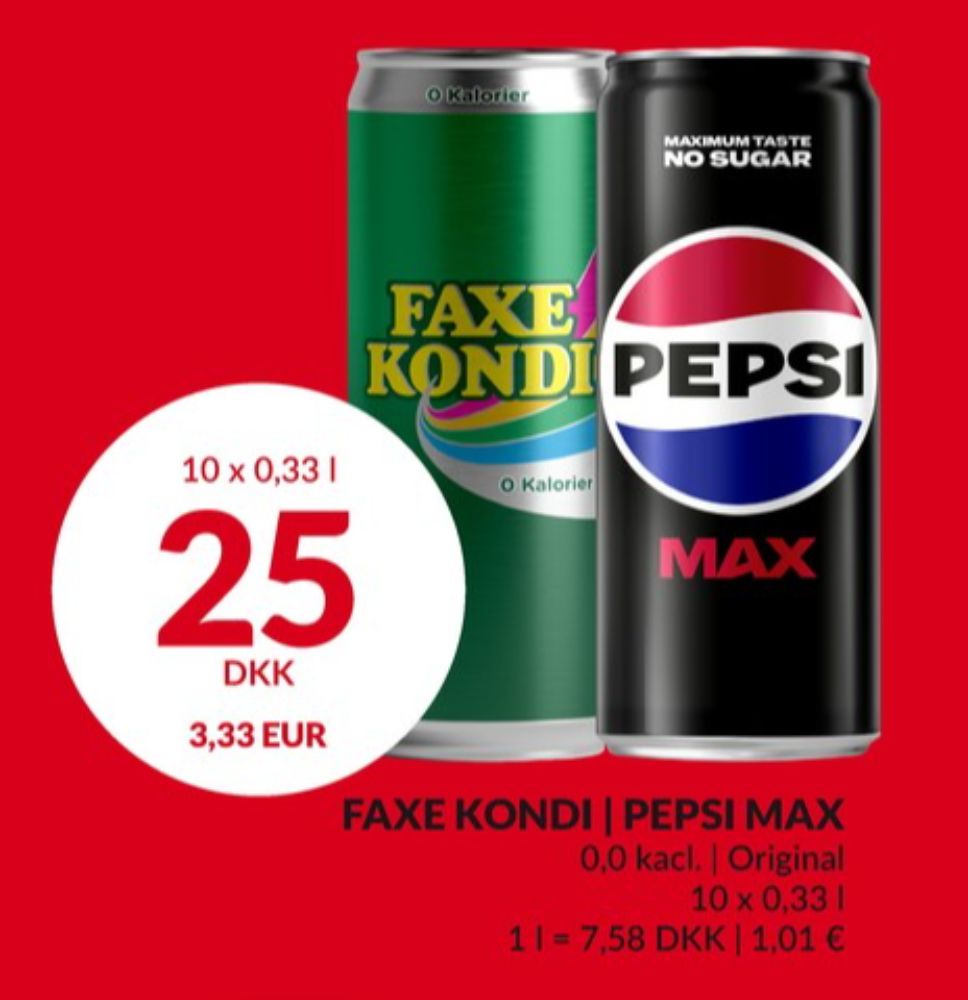 Pepsi Max, Cola 10 pk.