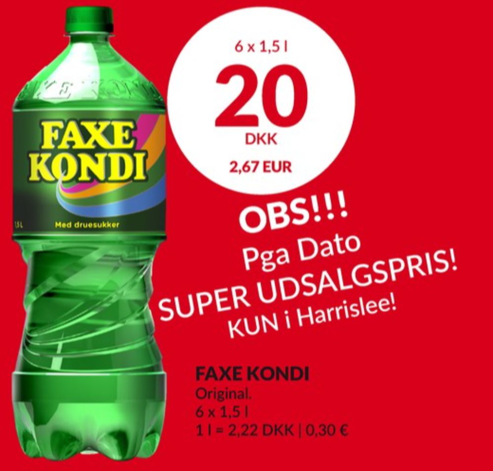 Faxe Kondi, Sportssodavand 6 pk. 