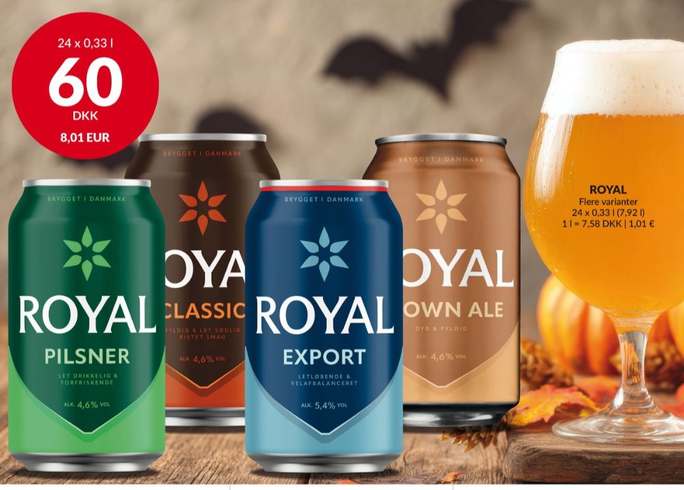 Royal Brown Ale, Øl 24 pk.
