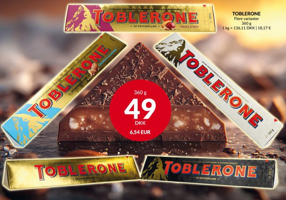 Toblerone, Chokolade Crunchy Almonds