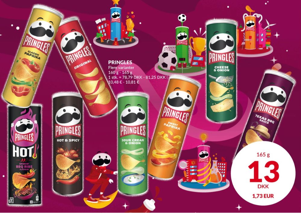 Pringles, Cheese & Onion Chips