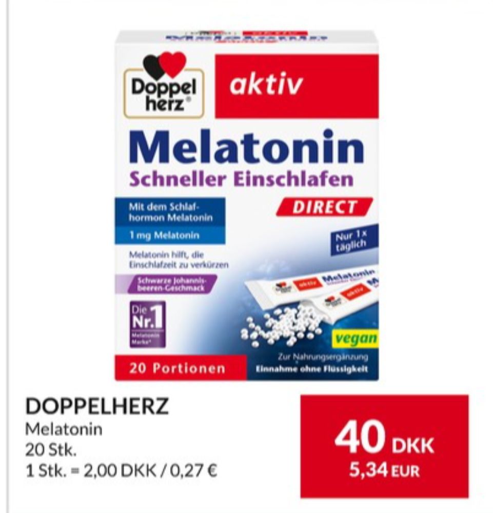 Doppelherz, Kosttilskud