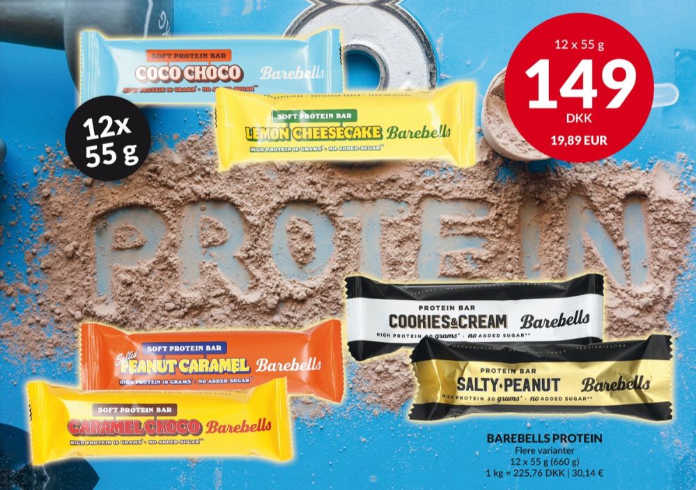 Barebells, Energibar