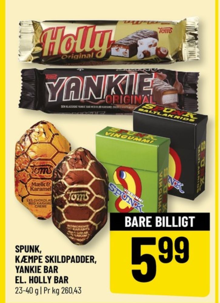 Spunk, Pastiller Vingummi