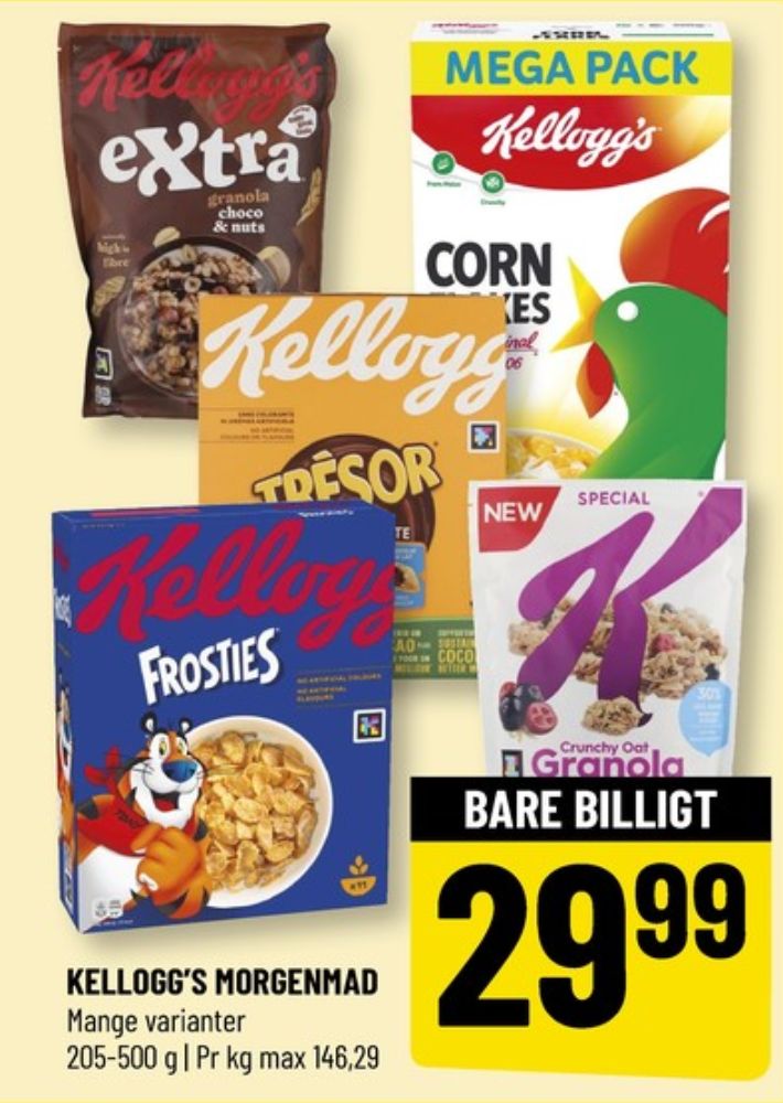 Kelloggs Tresor Choco Roulette, Morgenmadsprodukt