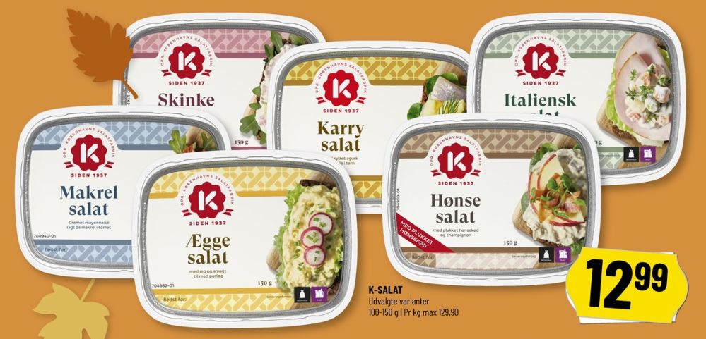 K-salat, Skinkesalat