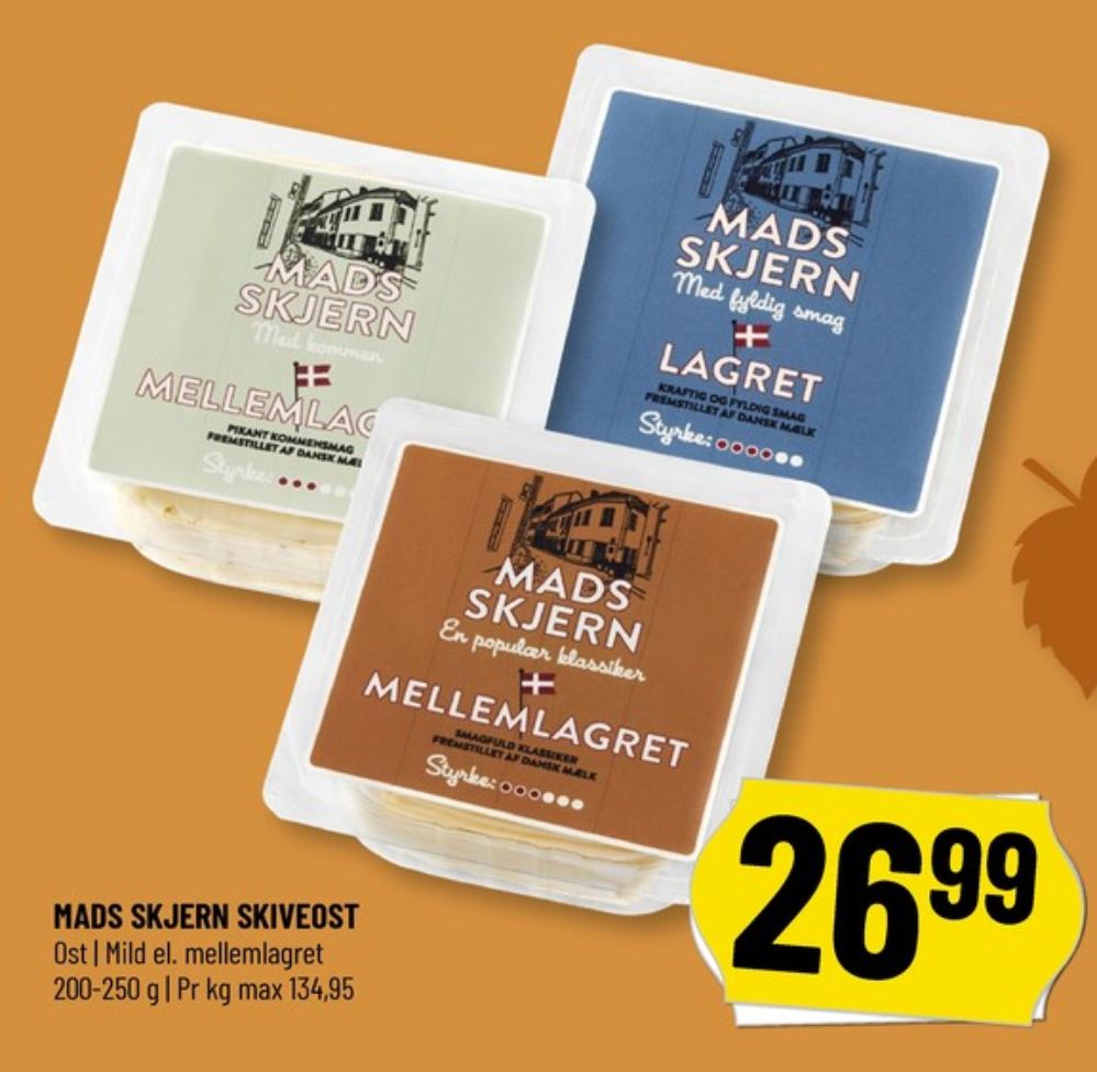 Mads Skjern, Skiveost Lagret