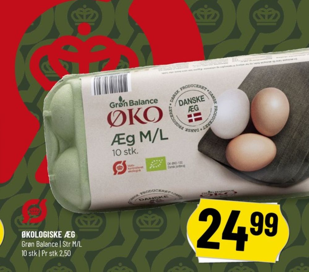 Grøn Balance, Øko Æg M/L