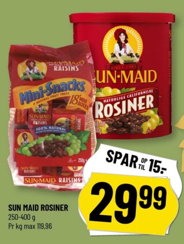 Sun Maid, Rosiner