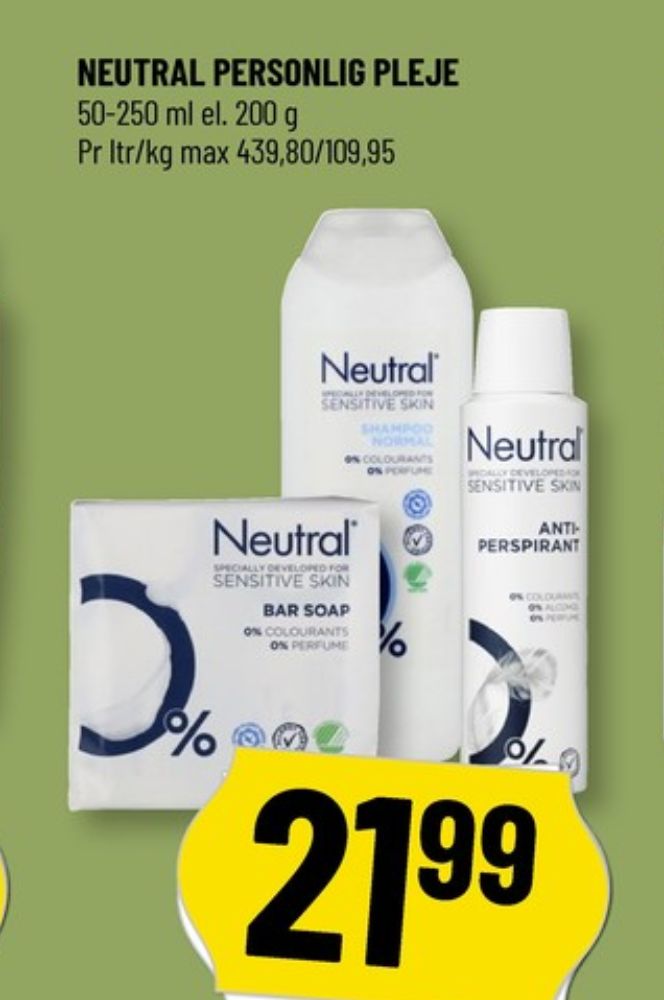 Neutral, Håndsæbe