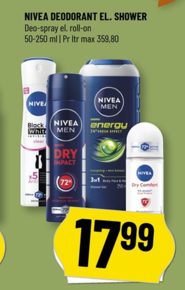 Nivea Men, Bodyshampoo
