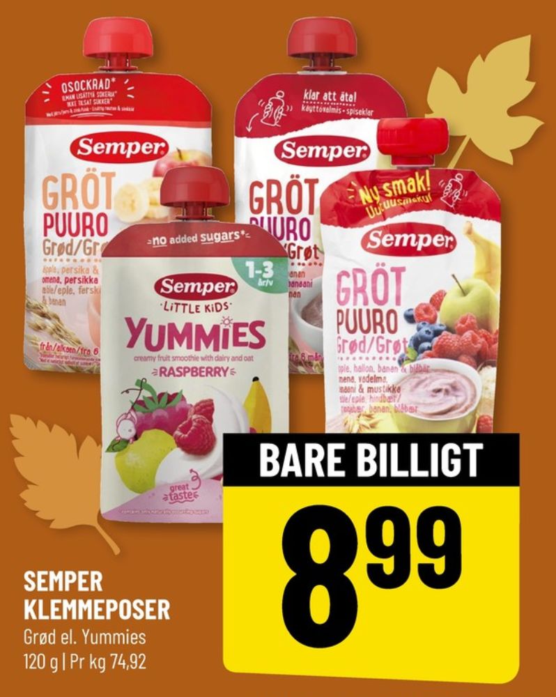 Semper Yummies, Babymad