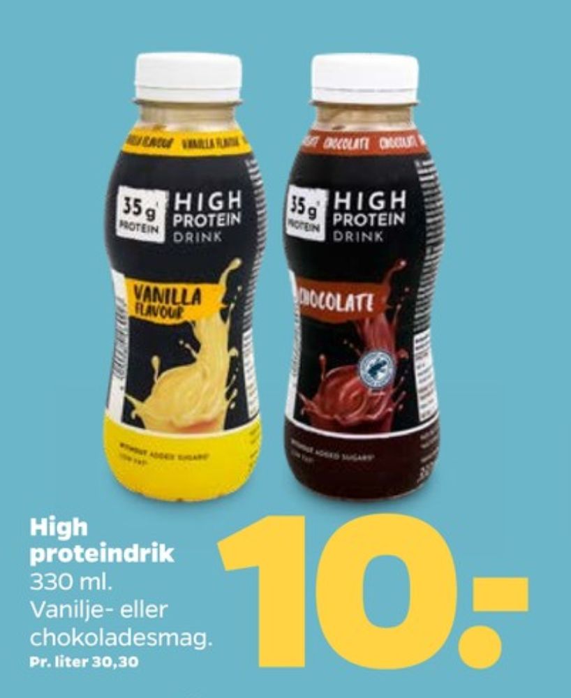 Coffee & Milk High Protein Drink, Vaniljedrik