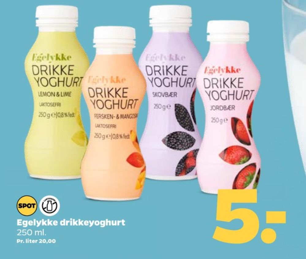 Egelykke, Drikkeyoghurt Lemon & Lime
