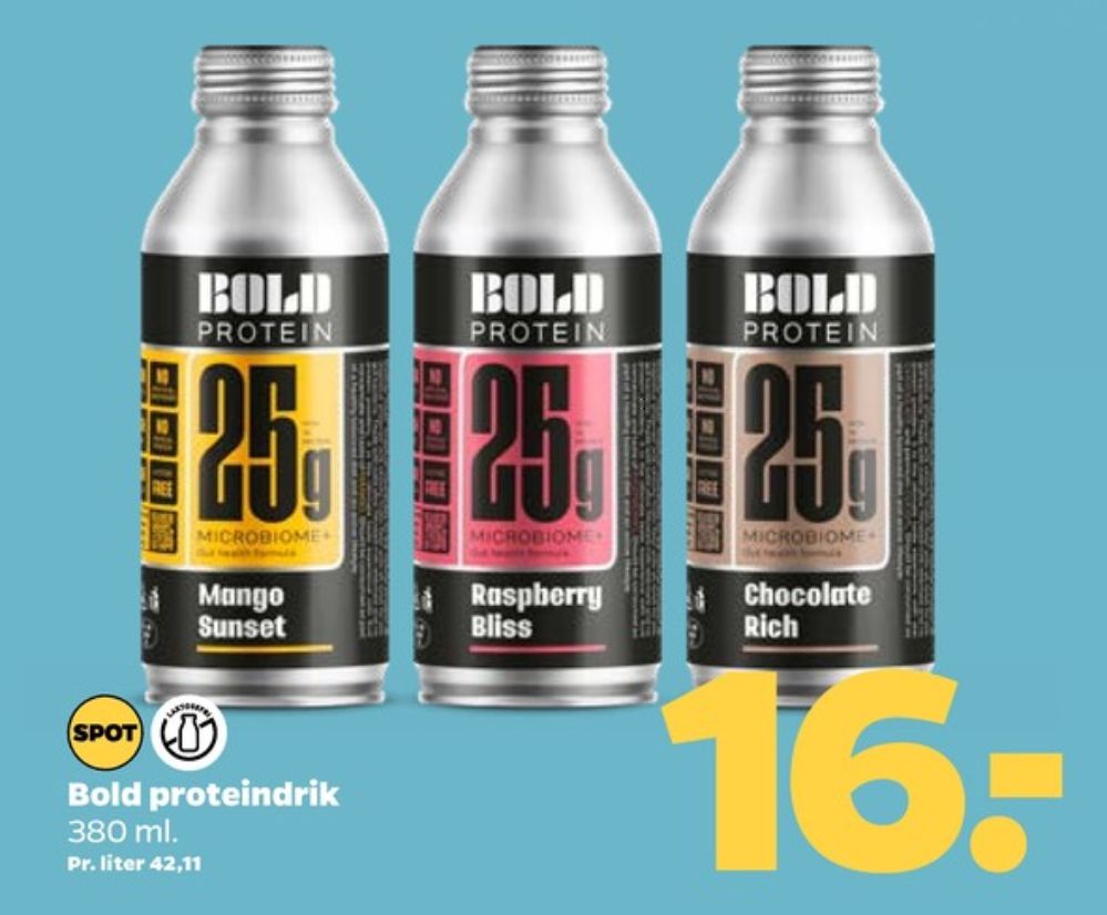 Bold, Proteindrik Mango Sunset