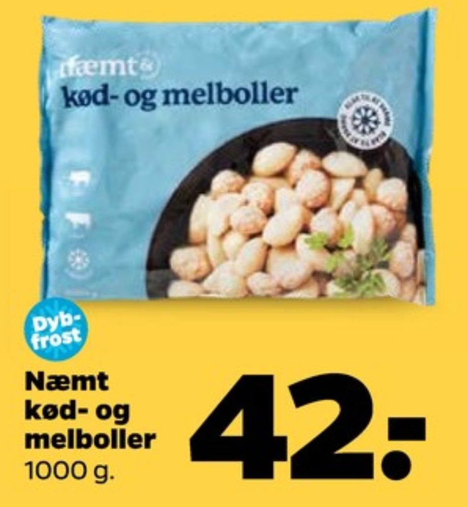 Næmt, Kød- og Melboller