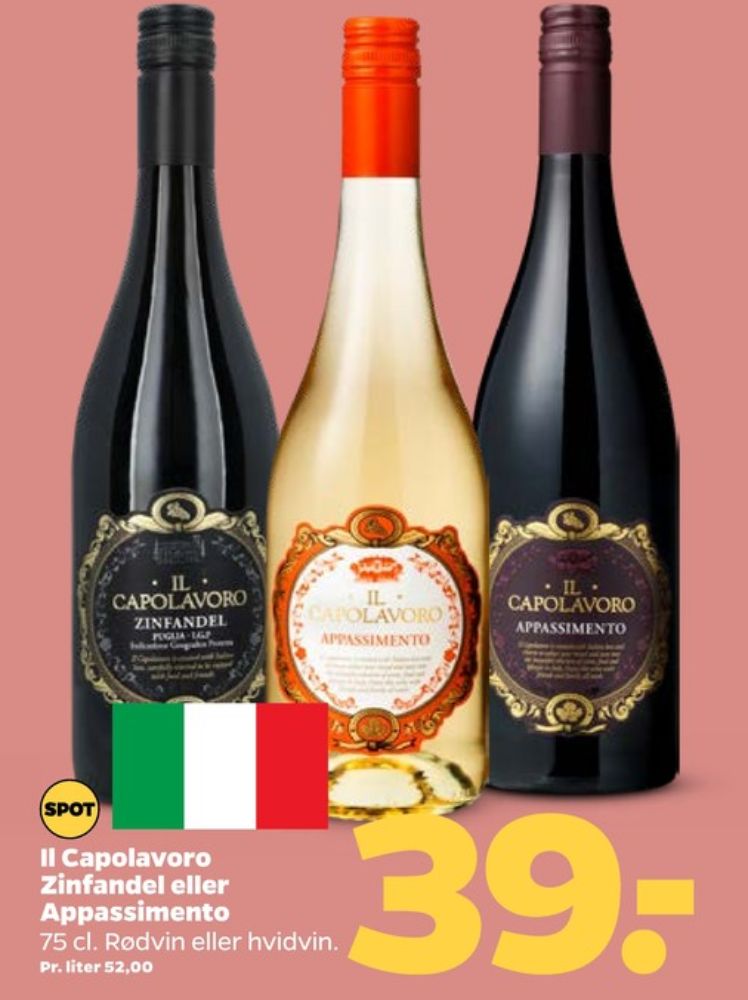 Italiensk Rødvin