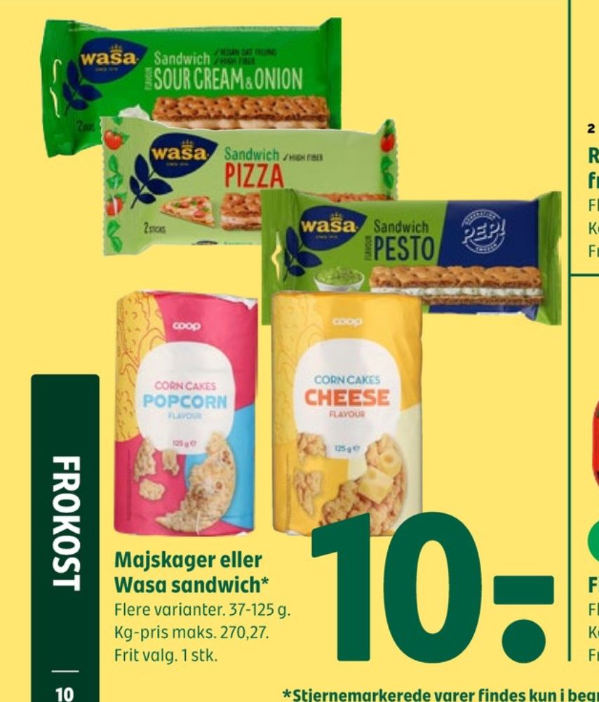 Coop, Majskager Cheese Flavour