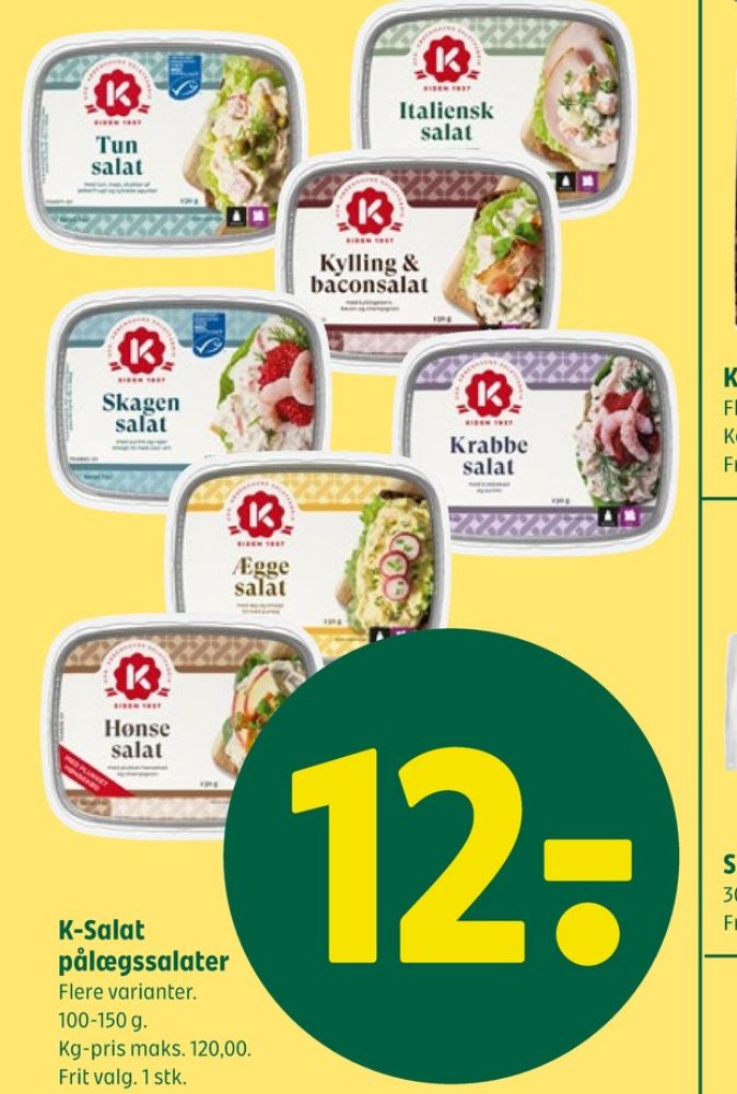 K-salat, Kylling & Baconsalat