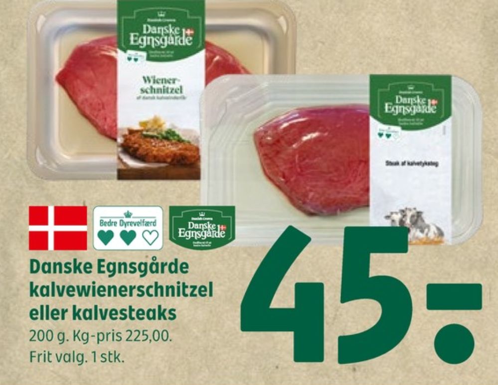 Danish Crown Danske Egnsgårde, Kalvewienerschnitzel