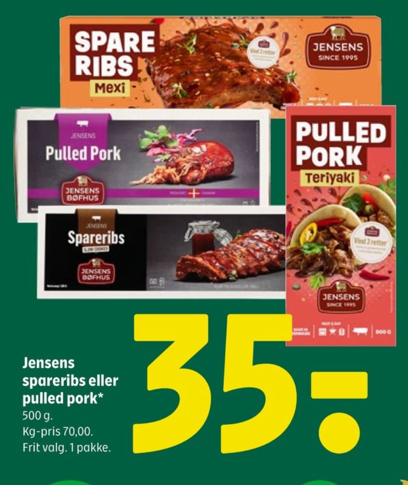 Jensens, Spareribs