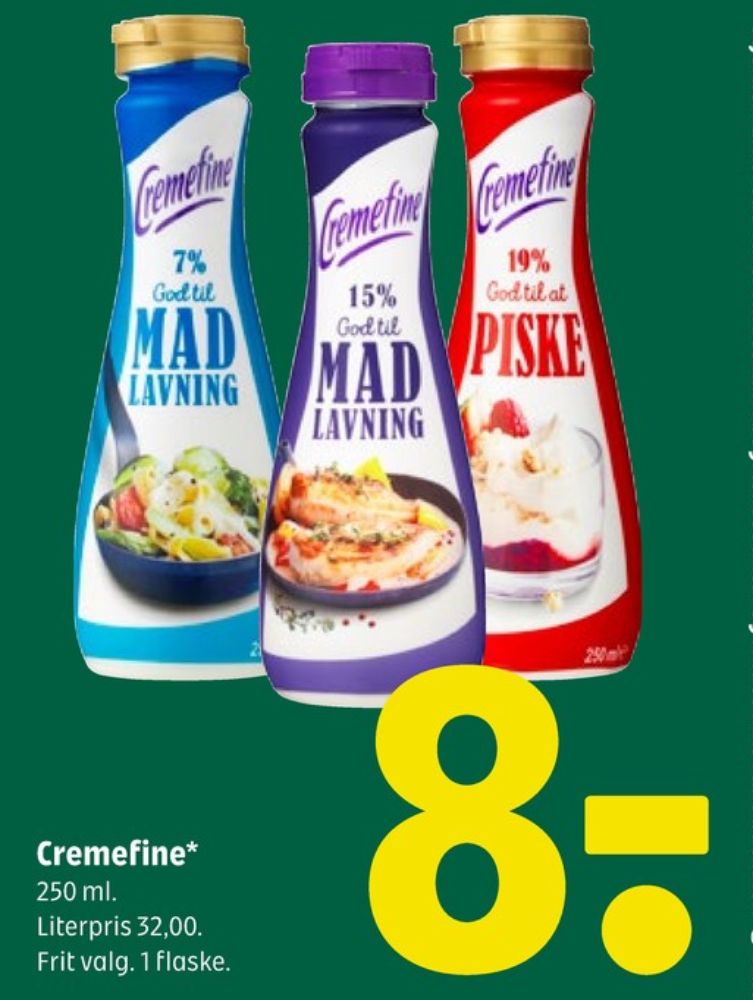 Cremefine, Madlavningsfløde 15 %