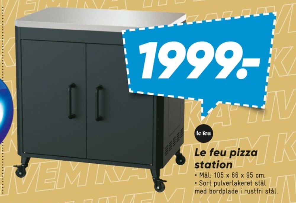 Le Feu, Grillbord