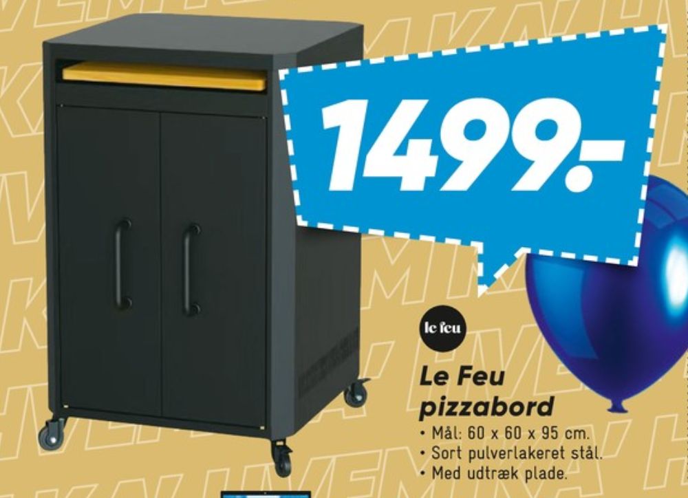 Le Feu, Grillbord